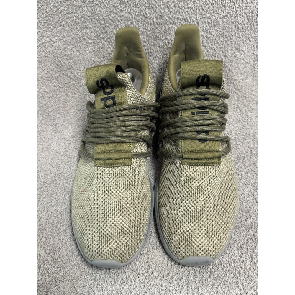 Adidas Lite Racer Adapt Cloudfoam Unisex Men's 10 / Women's 11.5 Olive Sneakers